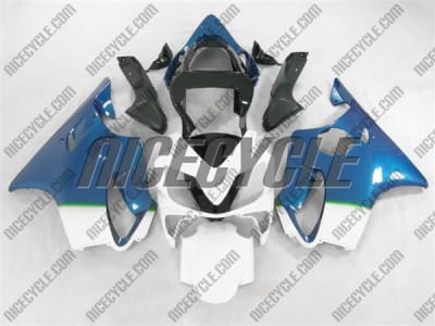Honda CBR600 F4i Blue Fade White Fairings