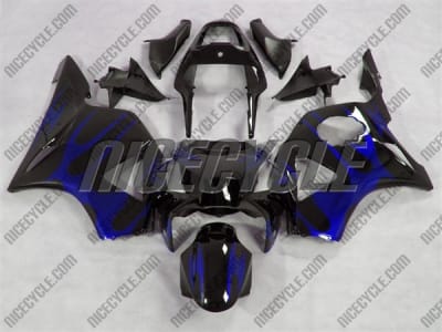 Honda CBR954RR Electric Blue Tribal Fairings