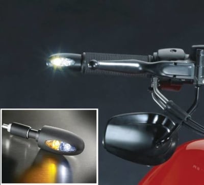 SBL Dual Color LED Bar End Turn Signals with DRLs
