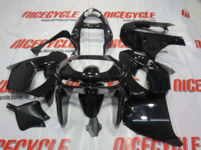 Motorcycle Fairings Kit - Gloss Black 1998-1999 Kawasaki ZX9R