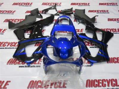 Honda CBR929RR OEM Style Blue/Black Fairings