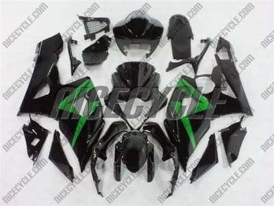 Suzuki GSX-R 1000 Black Fairings Green Accents