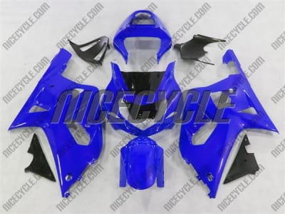 Solid Blue Suzuki GSX-R 600 750 Fairings