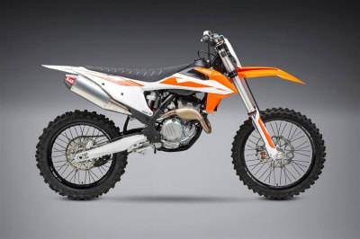 Yoshimura KTM 250 (19-22) RS-4 Stainless Slip-On Exhaust, w/ Aluminum Muffler
