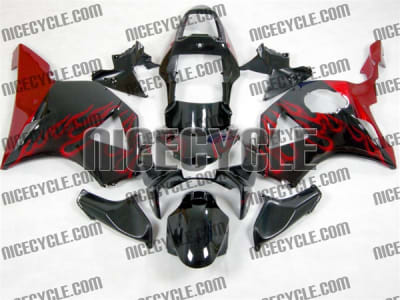 Honda CBR954RR Red Flame Fairings