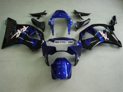 Honda CBR954RR Black/Blue OEM Style Fairings