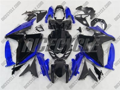 Suzuki GSX-R 1000 Black/Blue Fairings