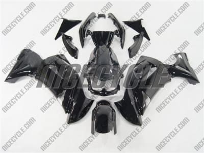 Kawasaki Ninja 650R Solid Black Fairings