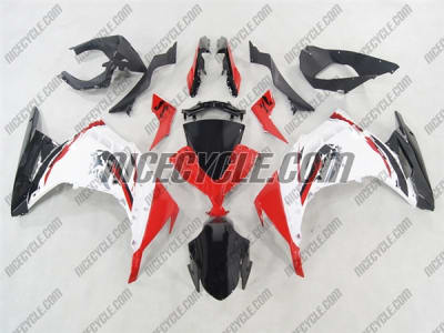 Kawasaki Ninja 300 Red/White Fairings