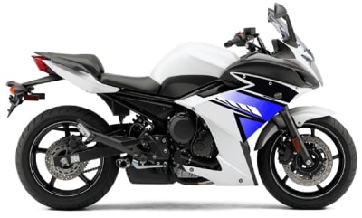 Yamaha FZ6R White/Blue Fairings
