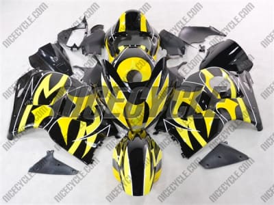 Suzuki GSX-R 1300 Hayabusa Yellow Tribal Fairings