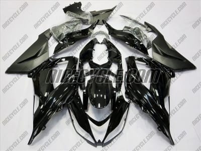 Solid Black Kawasaki ZX636 Fairing