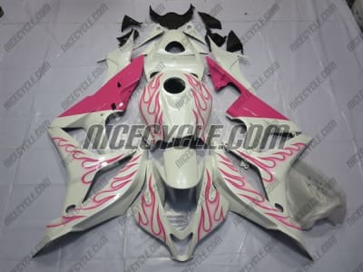Honda CBR600RR Pink Flame Fairings
