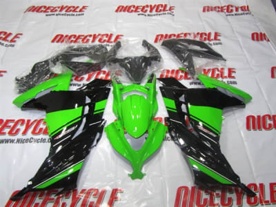 Green/Black OEM Style Kawasaki Ninja 300 Fairings