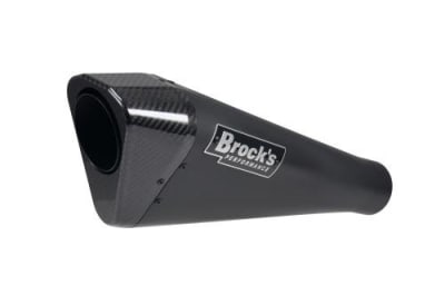 Brocks Penta-Carbon Full System 15" Muffler Suzuki Hayabusa (22-24) Black