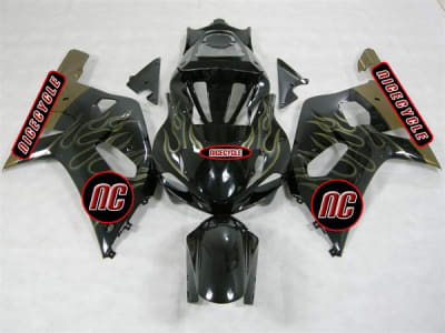 Bronze Flames Suzuki GSX-R 600 750 Fairings