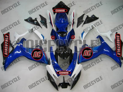 Blue/White OEM Style Suzuki GSX-R 600 750 Fairings