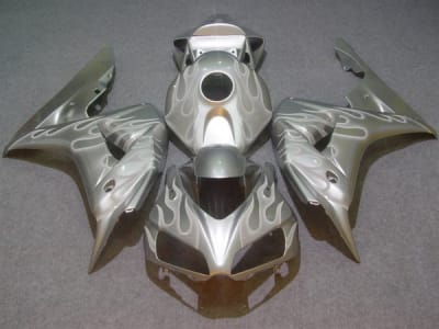 Honda CBR1000RR Silver Flame Fairings