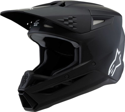 ALPINESTARS SM3 YOUTH SOLID HELMET BLACK MATTE