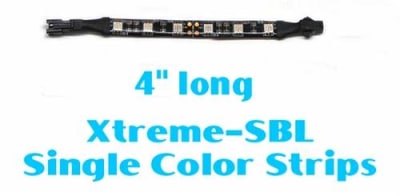 4" Xtreme-SBL Single Color LED Accent Lighting Strip