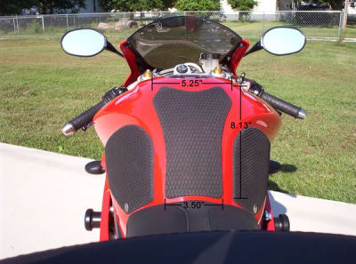 Sportbike Tank Pad, Motorcycle Tank Pad | NiceCycle.com