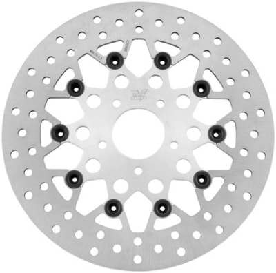 XL883R Sportster 883 Roadster Front Floating Mesh Silver Rotor