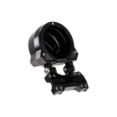 Brocks Harley-Davidson Dyna Adjustable Gauge Housing Black (See Fitment)