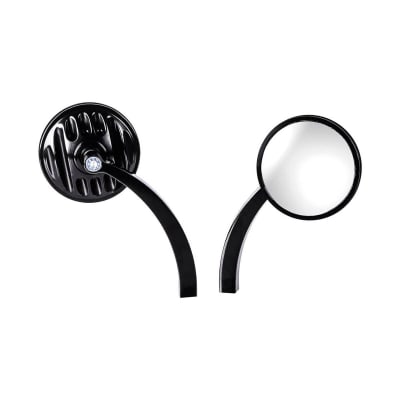 Brocks Harley-Davidson Grill Style Black Mirror & Bracket