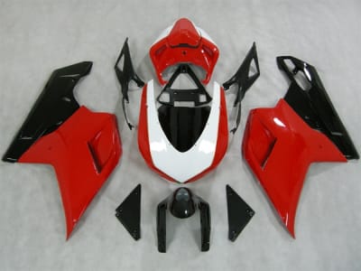 Ducati 1198 1098 848 Evo Black/Red/White Fairings