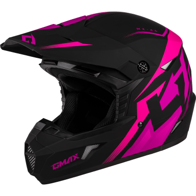GMAX MX-46 COMPOUND HELMET MATTE BLACK/PINK