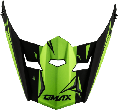 GMAX YOUTH MX-46Y UNSTABLE VISOR MATTE BLACK/GREEN