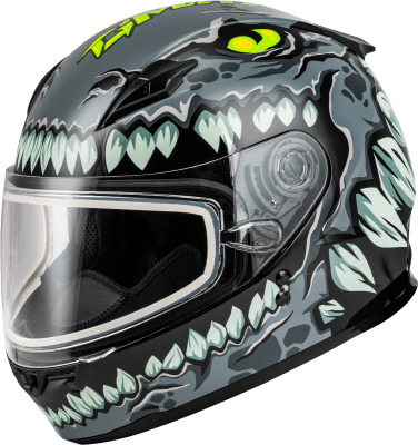 GMAX YOUTH GM-49Y DRAX SNOW HELMET GREY