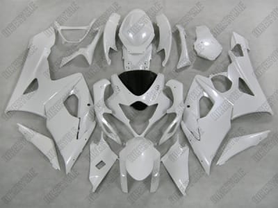 Pearl White Suzuki GSX-R 1000 Fairings