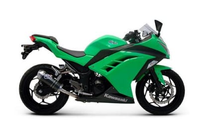 Brocks Kawasaki Termignoni Relevance Stainless/Carbon Slip-On Ninja 300 (12-17)