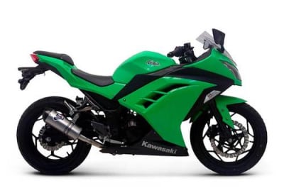 Brocks Kawasaki Termignoni Relevance Stainless/Carbon w/ Carbon End Cap Slip-On Ninja 300 (12-17)