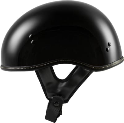 HIGHWAY 21 .357 SOLID HALF HELMET GLOSS BLACK