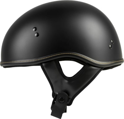 HIGHWAY 21 .357 SOLID HALF HELMET MATTE BLACK