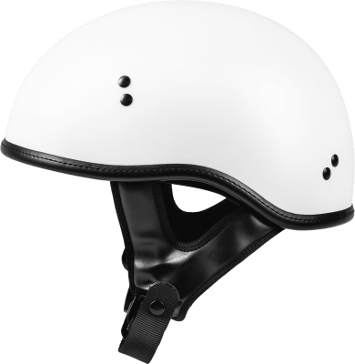 HIGHWAY 21 .357 SOLID HALF HELMET MATTE WHITE