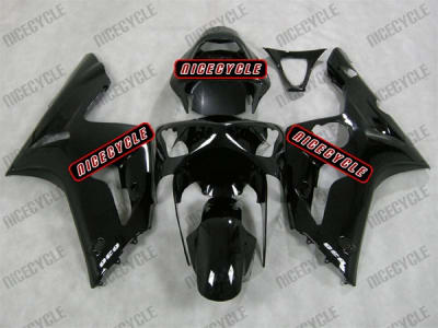 Kawasaki ZX6R Gloss Black Fairings