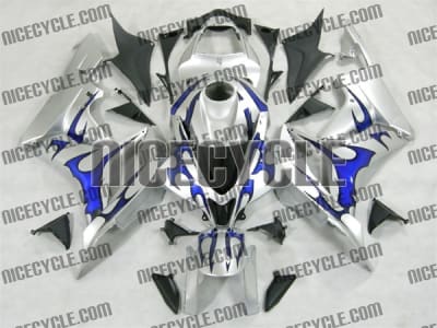 Honda CBR600RR Metallic Blue Tribal Fairings