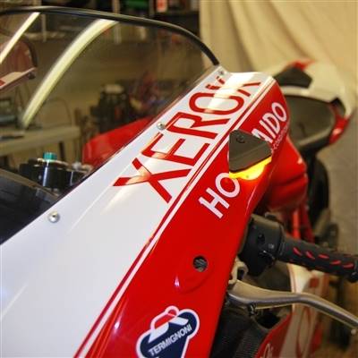 SBL Ducati 749 Mirror Block Off LED Turn Signals