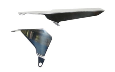 Polished Chain Guard for Honda CBR 954 (02-03) With Heel Guard (product code #A2905)