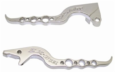 POLISHED BRAKE & CLUTCH LEVER SET FOR KAWASAKI ZX6RR (03-04) (product code #A3122A3123)