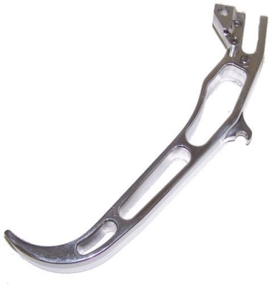 Polished GSXR 1000 (07-08) and Hayabusa (99-Present) Long Kickstand Skeleton Style (product code# A3165)