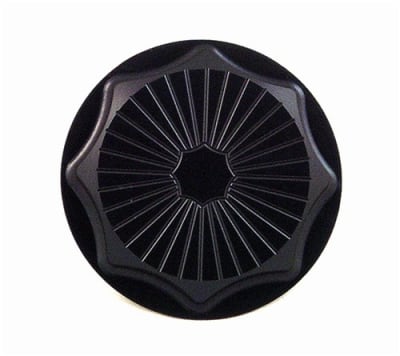 SUZUKI GAS CAP (3 BOLT BRACKET) ANODIZED BLACK FITS GSXR 1000 (03-06); GSXR 600/750 (04-07), & HAYABUSA (2008-Present) (PRODUCT CODE # A3662BL)