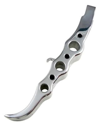 Polished Exotic Short Kickstand fits ZX14 (06-Present) (product code: A4005S)