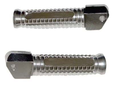 Rear Foot Peg Set for Suzuki GSXR 600 750 1000 Hayabusa, Silver (product code #A4009)