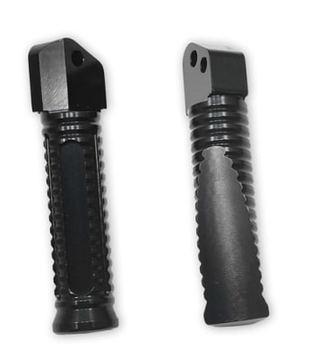 Rear Foot Peg Set for Suzuki GSXR 600 750 1000 Hayabusa, Anodized Black (product code #A4009B)