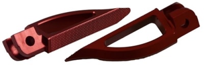 Blade Style Anodized Red Front Footpeg Set for Suzuki Hayabusa 99-Present (product code: A4263R)