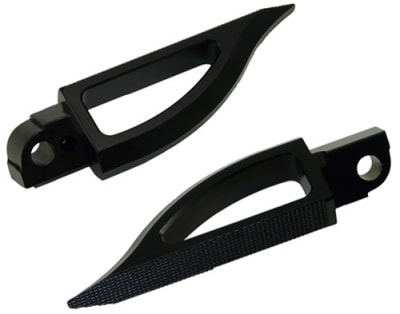 Blade Style Anodized Black Rear Footpeg Set for Suzuki GSXR / Hayabusa (product code: A4289B)